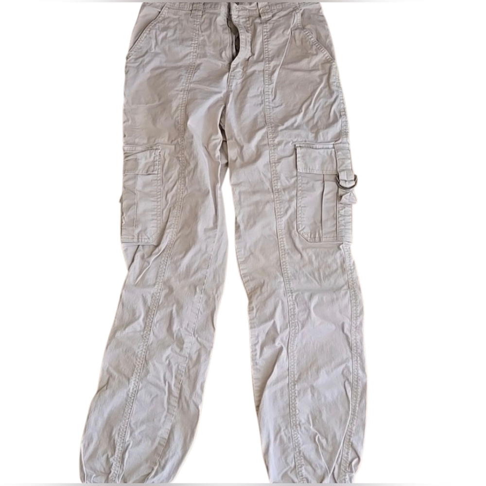 Garage cargo jogger khaki oversized pants size petite small